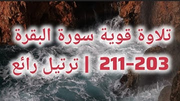 تلاوة قوية من سورة البقرة 203–211 | ترتيل رائع