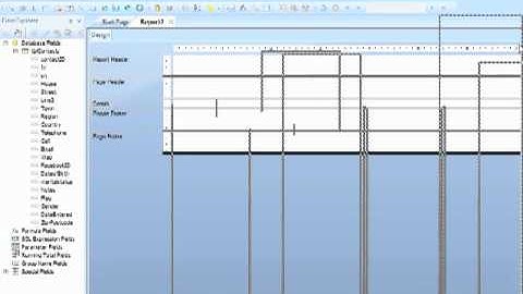 Crystal Reports 2011 Tutorial - Using the Field Explorer and Sections Tools