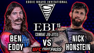 Combat Jiu-Jitsu Championship - Ben Eddy vs. Nick Honstein  - EBI 15 | Eddie Bravo Invitational 15