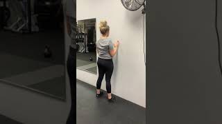 Standing y raises + lift offs -