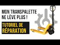 Mon transpalette ne lve plus  tuto de rparation  manulevage