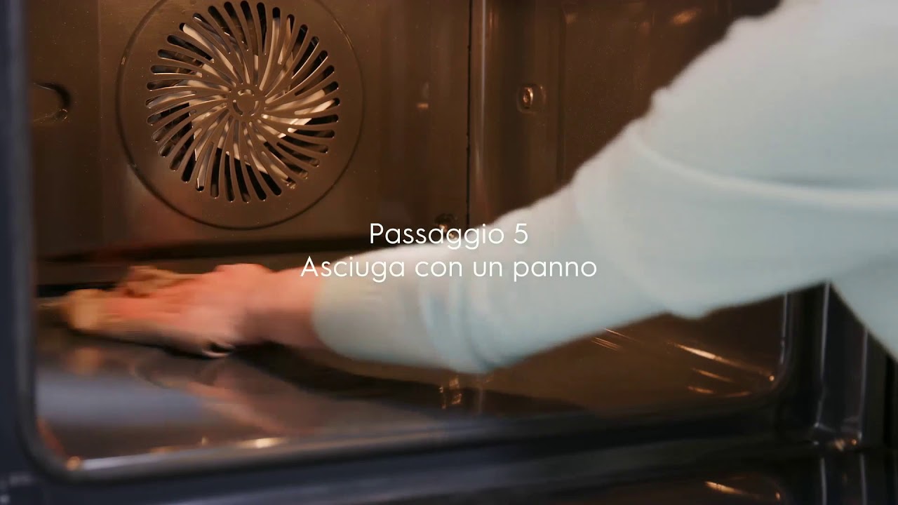Come pulire manualmente il forno catalitico Electrolux - YouTube