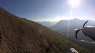 Flight into the Wind River from Mayo, Yukon