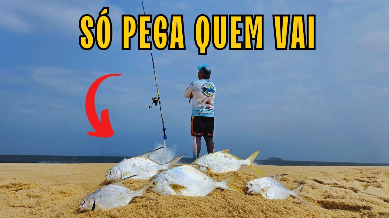 PESCARIA DE PRAIA - O DIA BOM É AQUELE QUE PODEMOS IR  #pesca #dicasdepesca  #fishing  #pescaria