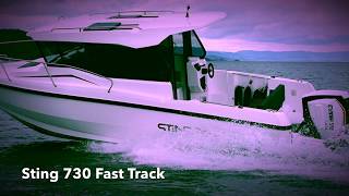 обзор катера #Sting 730 Fast Track