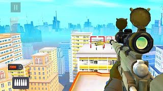 Sniper 3D : Assassin Gun Shooting Games Android Gameplay - Helicopter Mission screenshot 1