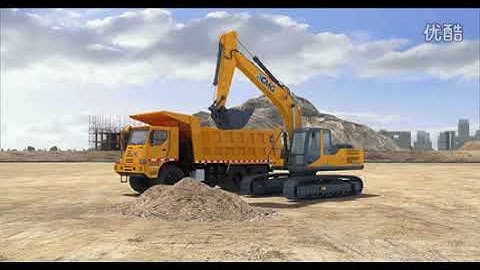 XCMG Excavator 3D Simulation Construction