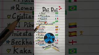 ⚽️? Dai Dai Football Legends -Shakira Burna Boy (Lyrics)