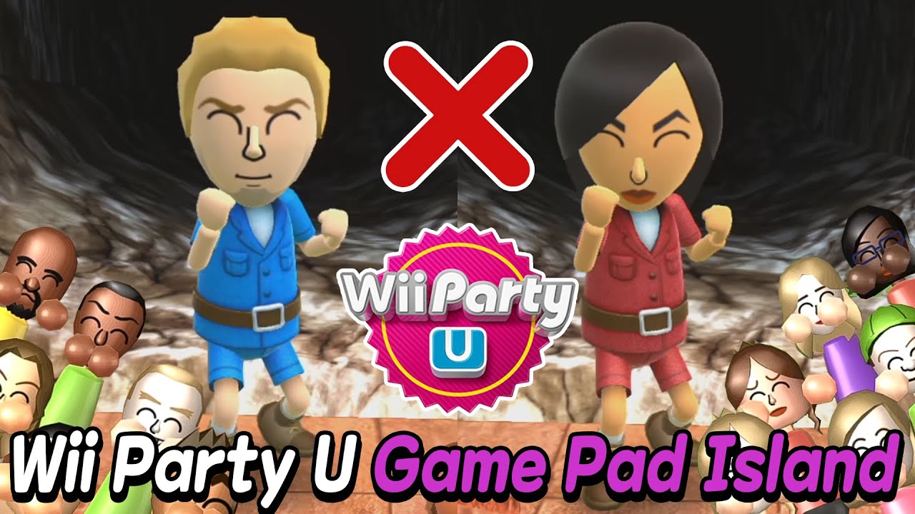 Wii Party U - Game Pad Island🎵 ( Eng Sub )  2 Player Matt vs Mulan | AlexGamingTV