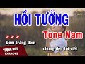 Karaoke hi tng tone nam nhc sng  trng hiu