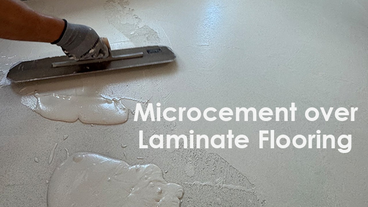 Microcement Floor Installation - YouTube