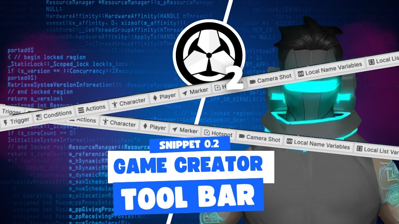 🎥 Game Creator 2 Viewport Toolbar Overview