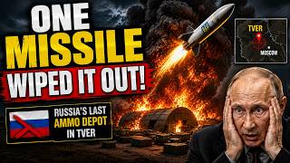 Ukraine Just Destroyed Russiaโs Massive Ammo Depot in Tver โ Thousands of Shells Lost
