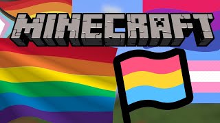 Making Pride flags in Minecraft