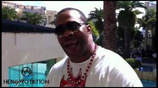 Busta Rhymes announcing his SkyDance Show