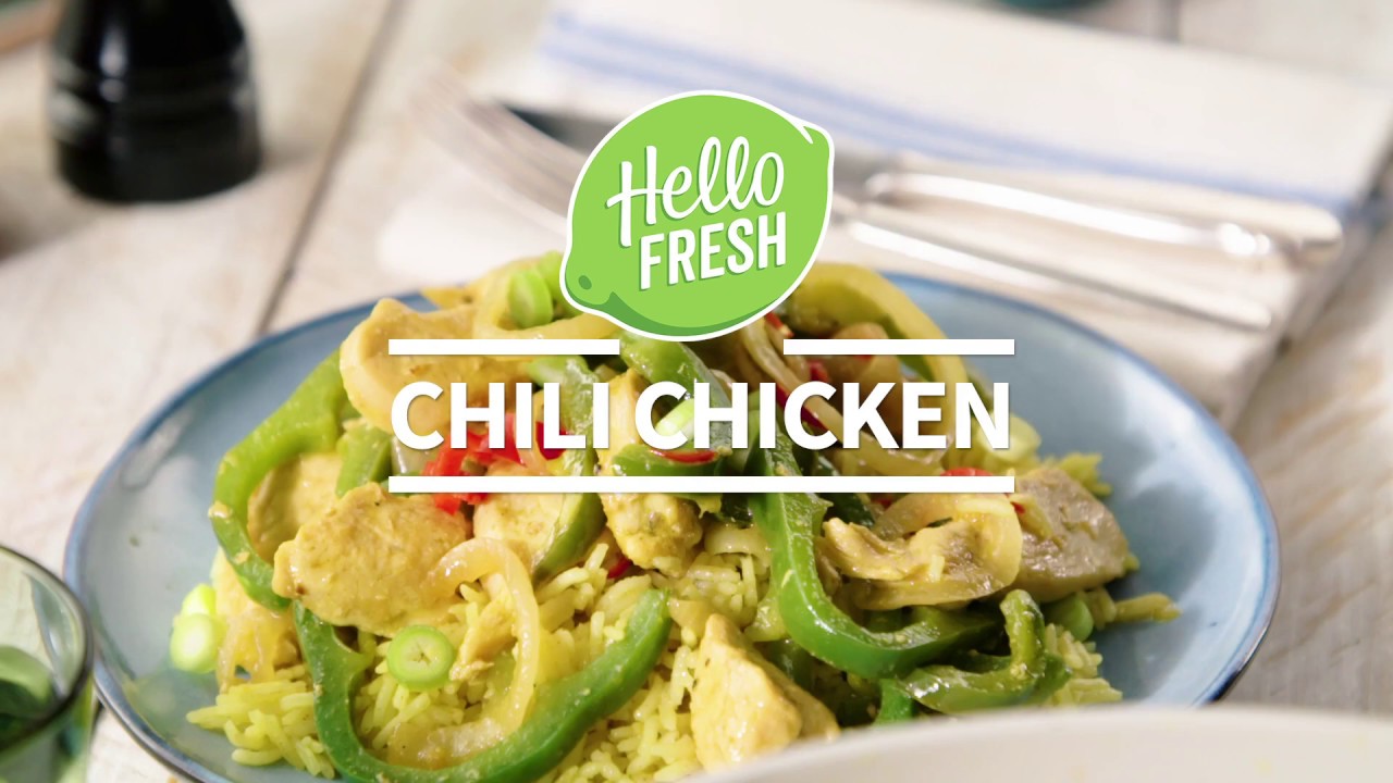 Chili Chicken Recipe HelloFresh YouTube
