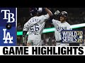 Lowe homers twice, Rays take World Series Game 2 to even series | Rays-Dodgers Game 2 Highlights