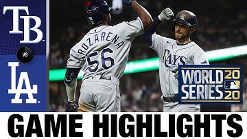Lowe homers twice, Rays take World Series Game 2 to even series | Rays-Dodgers Game 2 Highlights