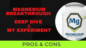 Magnesium Breakthrough: Research & My Experiment