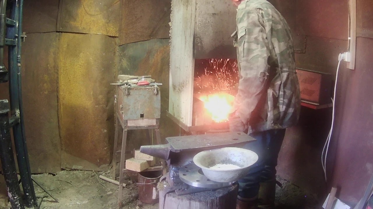 Неудачная кузнечная сварка. (Нужна помощь советом) - YouTube
