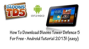 How to install Bloons TD 5 for free *With download link*