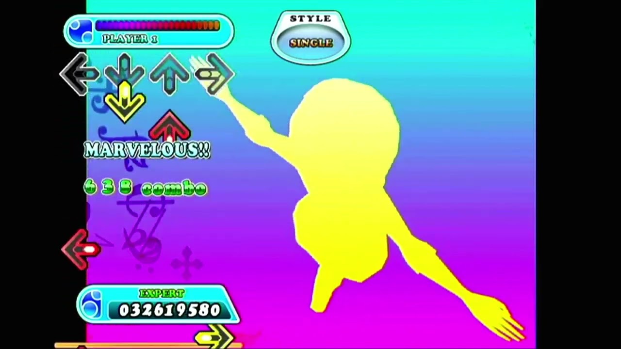 DDR MUSIC FIT】フルフル♪パーティ【EXPERT】 - YouTube
