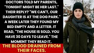 Parents Said “We Can't Come, Our Daughter Is At The Dog Park” — My Letter Read “The House Is Sold”