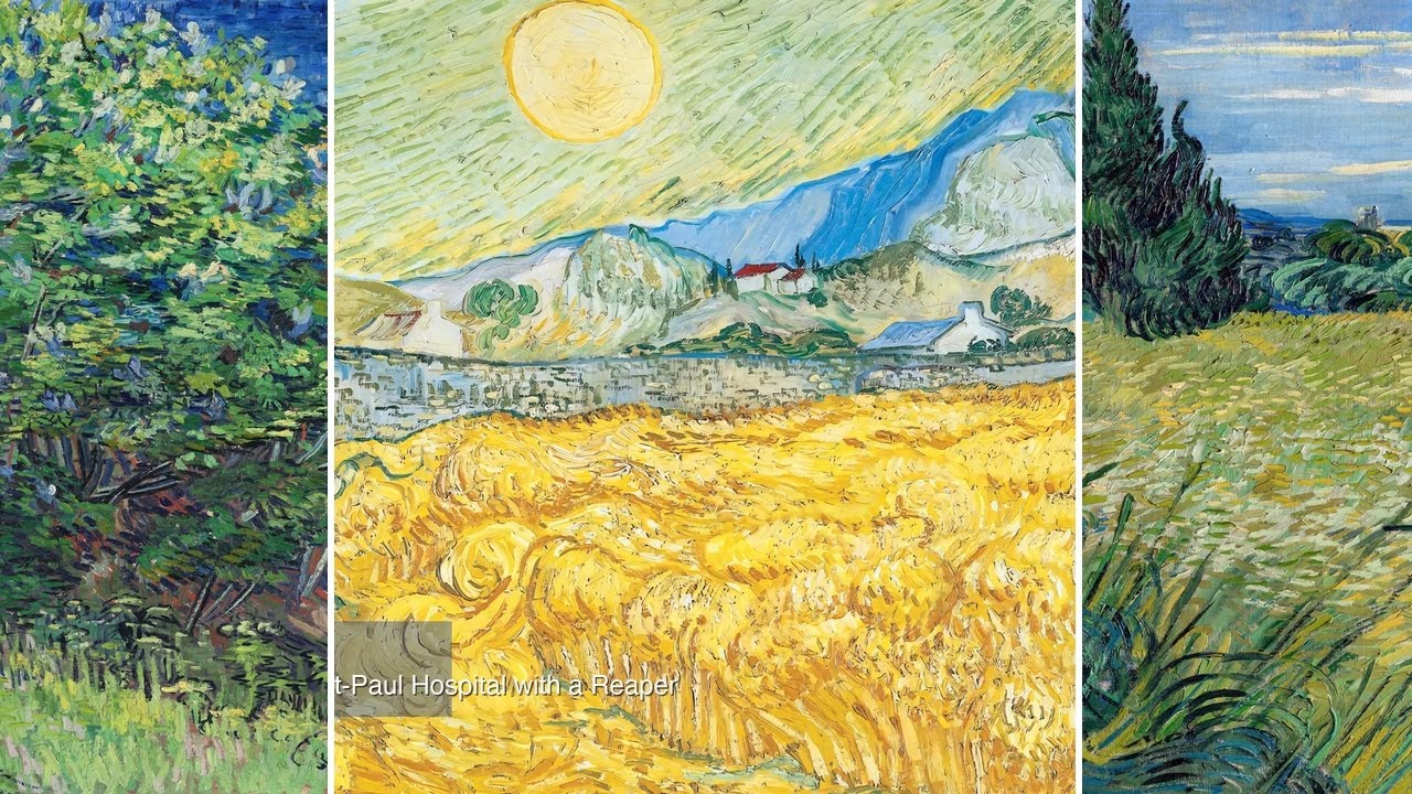 Vincent van Gogh Art TV — Silent Art Gallery · June 9 Afternoon | Wheat Field Behind … & others