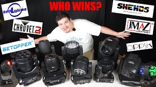 Battle of The Moving Head Lights  Comparing 12 Movers  DJ Gear Review