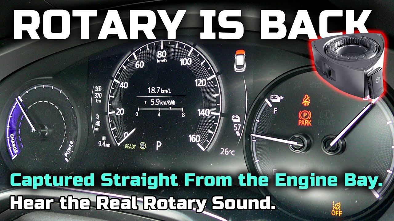 2024 Mazda MX‑30 Rotary‑EV – Full Acceleration with Engine Bay Sound!