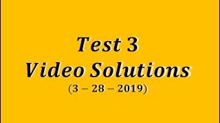 STAAR Skills Test 3 Video Solutions