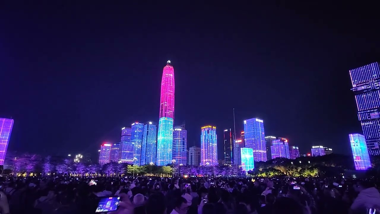 Light and Sound show at Shenzhen China