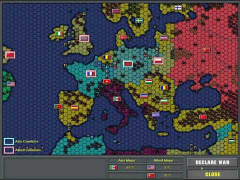 Strategic Command : European Theater Full Playthrough (Expert) - UK fights in USSR - No Commentary