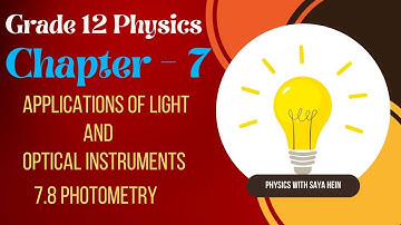 Grade (12) Physics - Chapter (7) Applications of Light and Optical Instruments (Part 8)