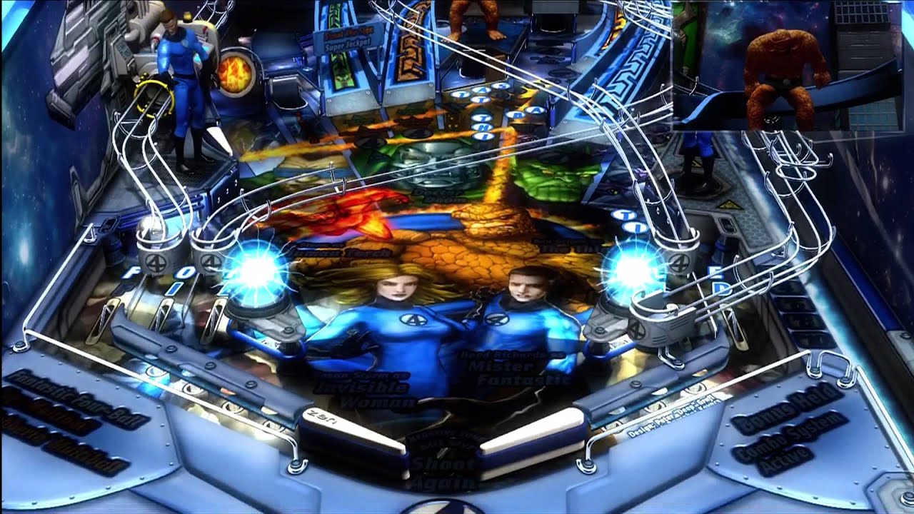FX PINBALL 2 FANTASTIC FOUR TABLE 1080P GAMEPLAY MARVEL.MP4