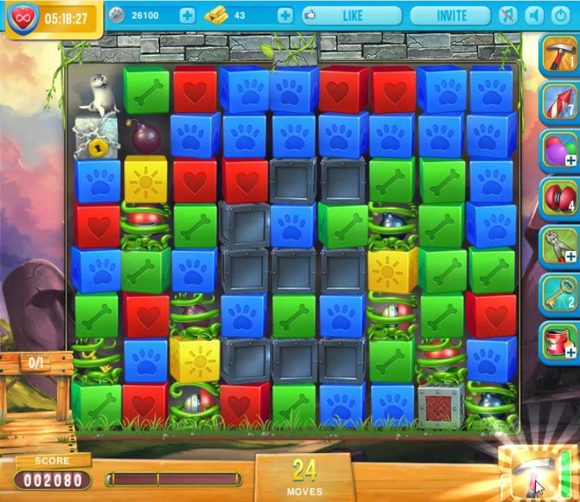 Pet Rescue Saga level 1096 no hammers 😈 ►TOBIAS DEAMON◄
