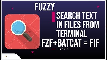 fif - nice fuzzy text search in files from terminal
