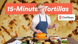 Leveled Up Flour Tortillas in 15 Minutes