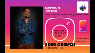 Eder Campos instagram live / entrevista 1