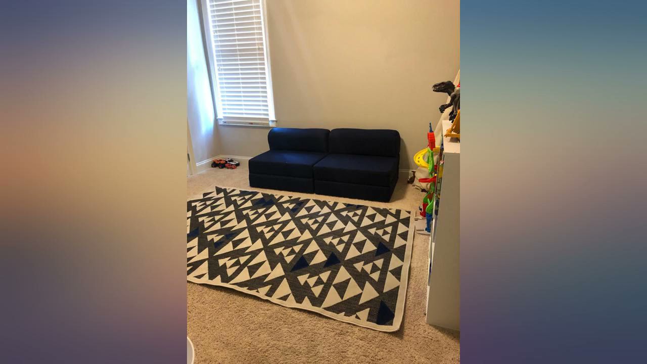 D&D Futon Furniture Navy Sleeper Chair Folding Foam Bed 6 X 32 X 70, Studio Guest review