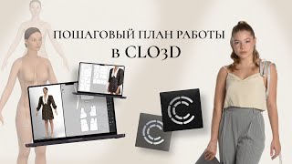 видео: «Пошаговый план работы в CLO3D» картинка: «Пошаговый план работы в CLO3D»