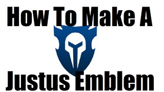 How To Make A Team Justus Emblem on Advanced Warfare