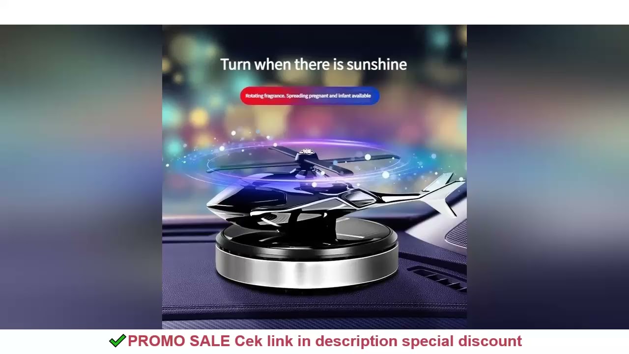 Car air freshener Solar Helicopter Styling Decorative Aromatherapy Car interior accessories Propelle
