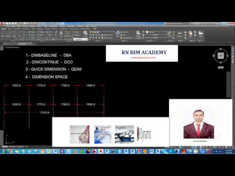 AUTOCAD DIMENSION - DBA , DCO , QDIM AND DIMENSION SPACE - YouTube