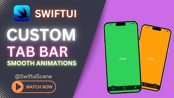 🚀 Create a Stunning SwiftUI Custom Tab Bar with Smooth Animations! 🌟