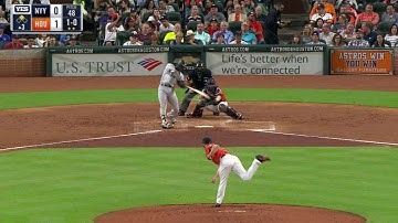 NYY@HOU: Gregorius laces an RBI double to right field