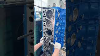 Weichai WP13 6-Cylinder Diesel Engine Piston Installation!