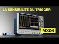 La sensibilit du trigger  oscilloscope mxo4  mb electronique