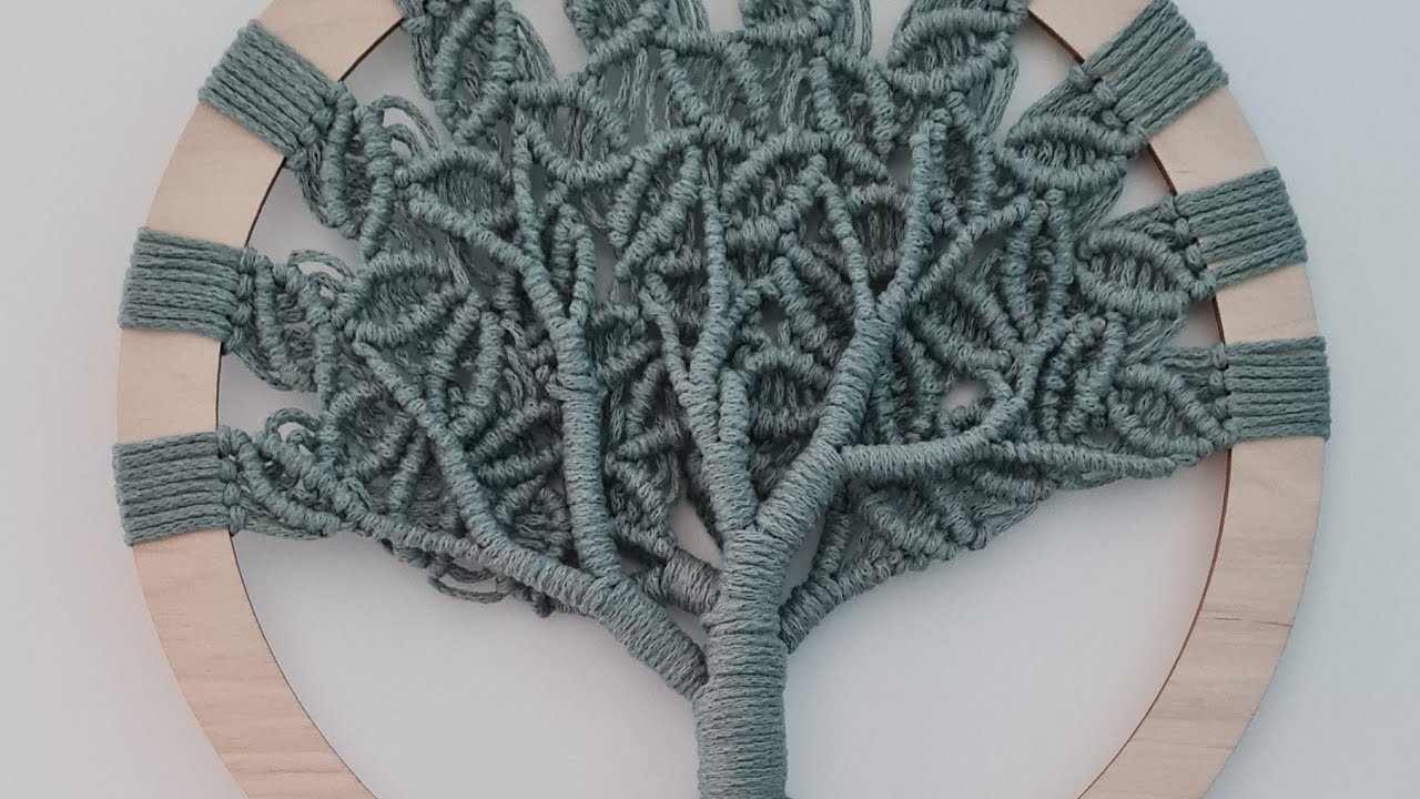 Tree of Life tutorial #handmade #macrame #beauty #youtube #video # ...