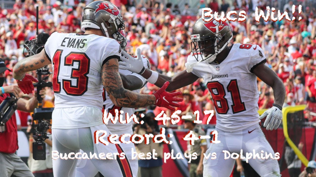 WEEK 5 || Tampa Bay Buccaneers Best Plays vs Dolphins (Offense & Defense) || 10/10/2021